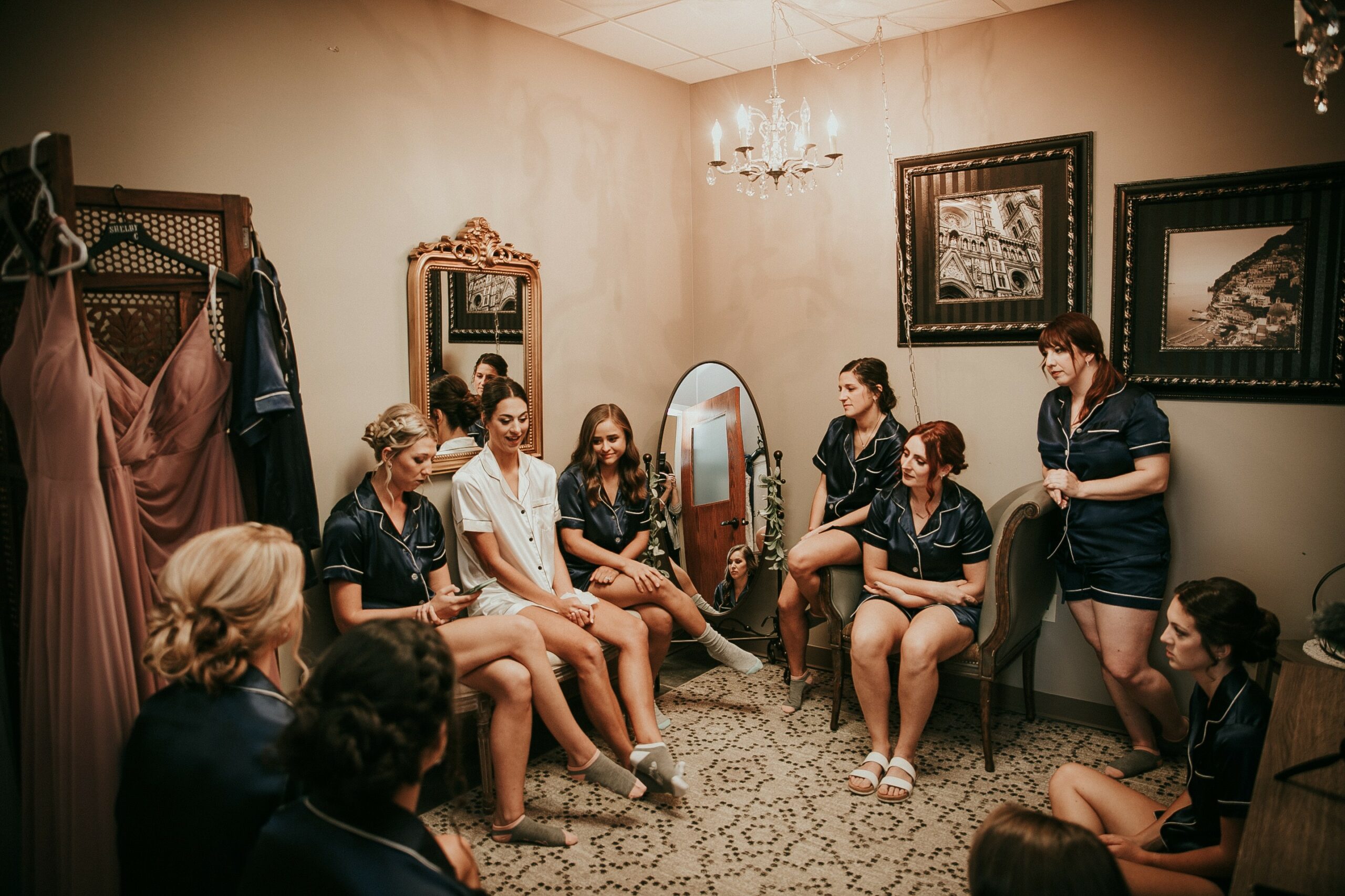 Omaha Palazzo wedding beautiful shot of bridal suite before the wedding